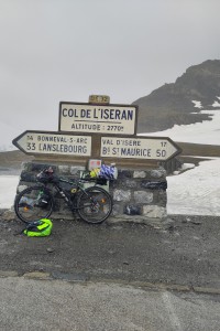 Mein Rad auf dem Col de L`Iseran