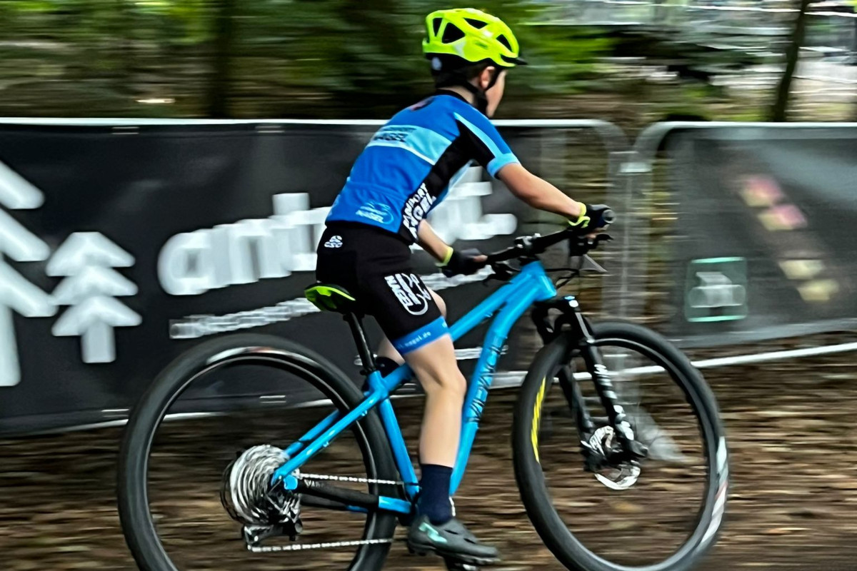 Felix im Rennen